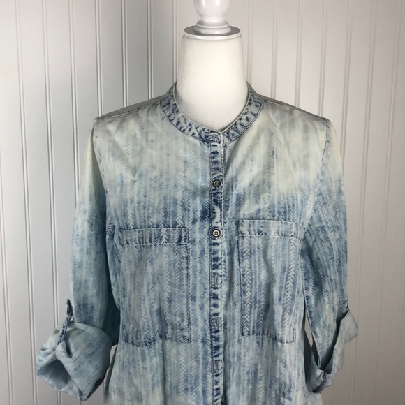 Vintage America Top Denim Light Print - Picture 2 of 6